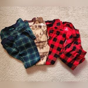 Carters Plaid and Patterned Pajama Set